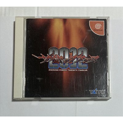 Psychic Force 2012, Dreamcast Japonês Original (Mídia Física) - Usado