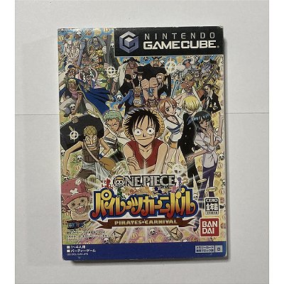 One Piece Pirates Carnival, Gamecube Japonês Original (Mídia Física) - Usado
