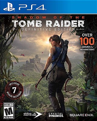 Shadow Of The Tomb Raider Definitive Edition - PS4 (Mídia Física) - Novo, Lacrado