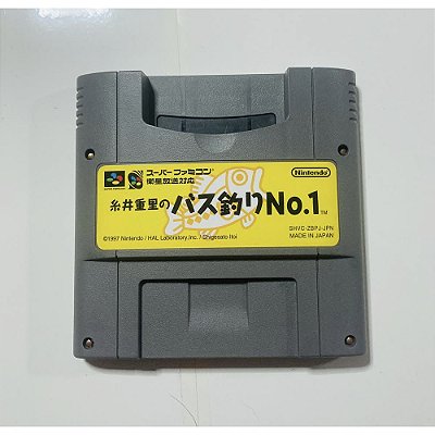 Itoi Shigesato Bass Tsuri No.1 Pescaria, Super Famicom Original (Usado)