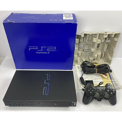 PlayStation 2, Na Caixa Seriado, 1 Controle, Modelo SCPH-30000, PS2, (Usado)