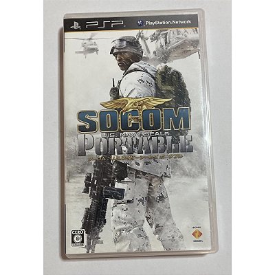 SOCOM: U.S. Navy Seals, PSP Japonês Original (Mídia Física) - Usado