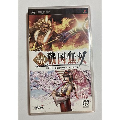 Geki Sengoku Musou, PSP Japonês Original (Mídia Física) - Usado