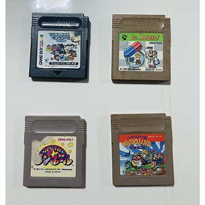 Pacote 4 jogos, Game Boy Original JP (Usado)