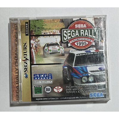 Sega Rally Championship, Saturno Japonês Original (Mídia Física) - Usado