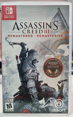 Assassin's Creed 3 Remastered - Switch (Mídia Física) - Usado