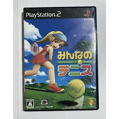Everybodys Tennis, PS2 Japonês Original (Mídia Física) - Usado