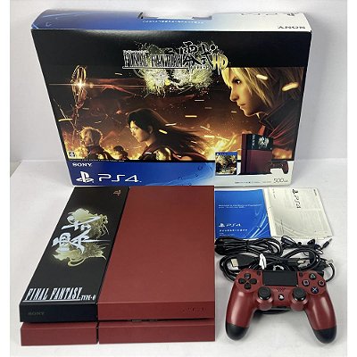 Playstation 4, Edição Final Fantasy Type-0, Na Caixa Seriado, Modelo CUH-10008, PS4 (Seminovo)