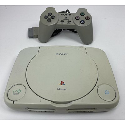 PlayStation 1 Slim, PSONE, Babe, 1 Controle, Modelo SCPH-101, PS1, (Usado)
