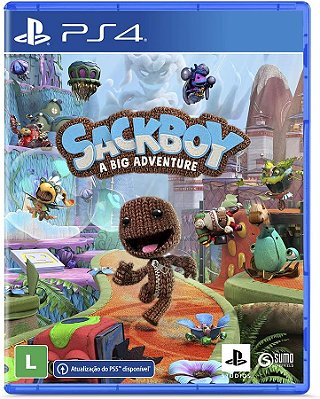 Sackboy Uma Grande Aventura - PS4 (Mídia Física) - Novo, Lacrado