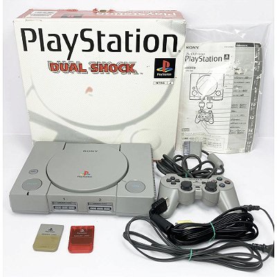 PlayStation 1, Na Caixa Seriado, 1 Controle, Modelo SCPH-7000, PS1, (Usado)