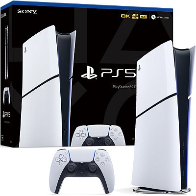 Playstation 5 SLIM, Digital Edition, 1TB SSD, Modelo CFI-2015 (Novo, Lacrado)