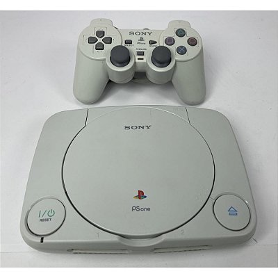 PlayStation 1 Slim, PSONE, Babe, 1 Controle, Modelo SCPH-101, PS1, (Usado)