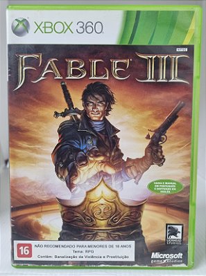 Fable 3 - Xbox 360 / Xbox One (Midia Física) - USADO
