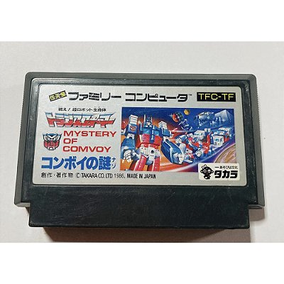 Transformers Mystery Of Convoy, Famicom Nintendinho Nes JP Original (Usado)