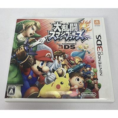 Super Smash Brothers, Nintendo 3DS Japonês Original (Usado)