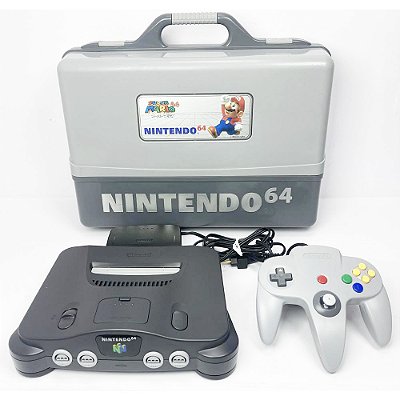 Console Nintendo 64 com Maleta, 1 Controle, Original Nintendo (Usado)
