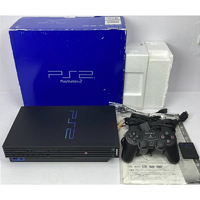 PlayStation 2, Na Caixa, 1 Controle Original, Modelo SCPH-10000, PS2, (Usado)