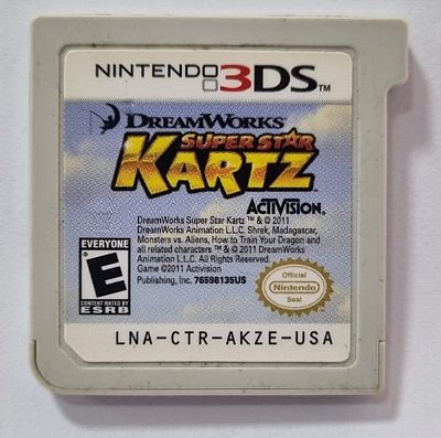 Dreamworks Super Star Kartz (Somente o CARTUCHO) - 3DS (Mídia Física) - USADO