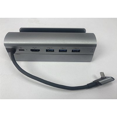 Dock Para Steam Deck e Rog Ally, 5 em 1, 3 USB 2.0 Entrada de Energia