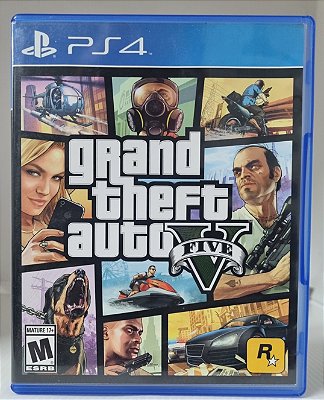 GTA V (Grand Theft Auto V) - PS4 (Mídia Física) - USADO