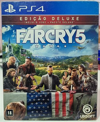 Far Cry 5 Steelbook - PS4 (Mídia Física) - USADO