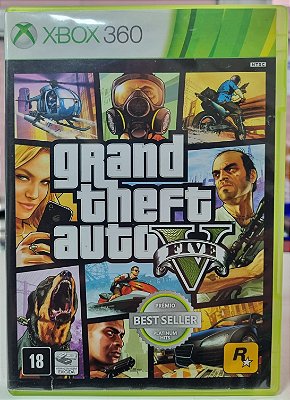 GTA V (Grand Theft Auto V) - Xbox 360 (Mídia Física) - USADO