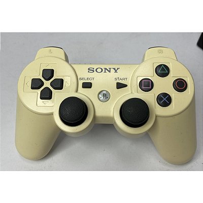 Controle Playstation 3 Branco, DualShock 3, Original Sony (Usado)