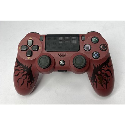 Controle Playstation 4 Monster Hunter, DualShock 4, Original Sony (Usado)