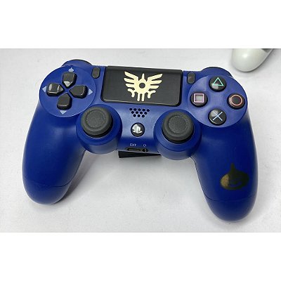 Controle Playstation 4 Edicao Dragon Quest Azul, DualShock 4, Original Sony (Usado)