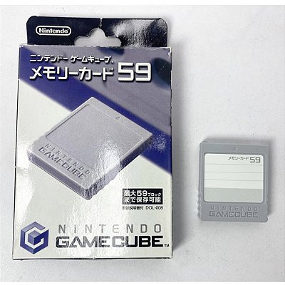 Memory Card Gamecube, Na Caixa, Nintendo, Original (Usado)