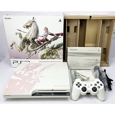 PlayStation 3 Slim, Ed. Final Fantasy XIII, Com Jogo Original, Na Caixa Seriado, PS3, (Usado)