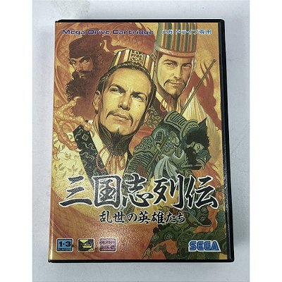 Sangokushi Retsuden: Ransei No Eiyuut, Mega Drive Genesis Sega Japonês Original (Usado)