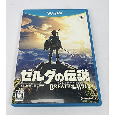 The Legend of Zelda Breath of the Wild Wii, Wii U Japonês Original (Usado)