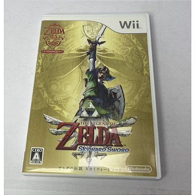The Legend Of Zelda: Skyward Sword Edição 25 Anos, Wii Japonês Original (Usado)