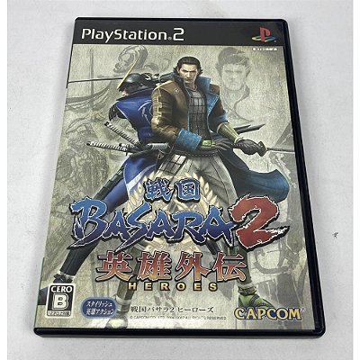 Sengoku Basara 2 Heroes, PS2 Japonês Original (Mídia Física) - Usado
