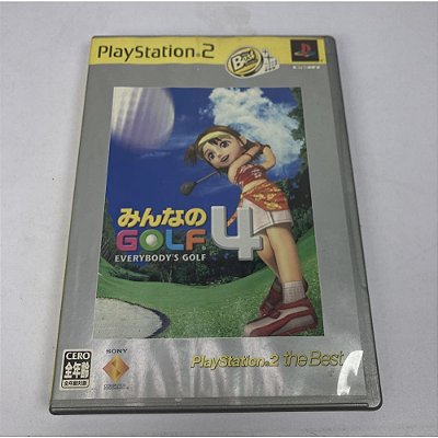 Minna no Golf 4, PS2 Japonês Original (Mídia Física) - Usado