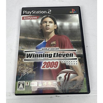 World Soccer Winning Eleven 2009, PS2 Japonês Original (Mídia Física) - Usado