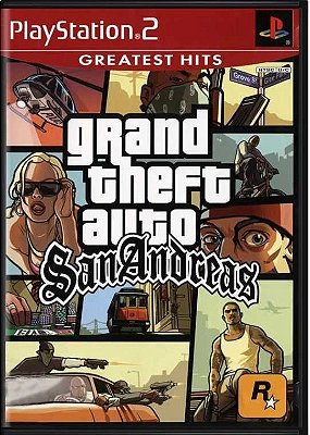 GTA San Andreas (Grand Theft Auto San Andreas) - PS2 (Mídia Física) - Novo, Lacrado