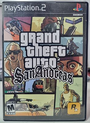 GTA San Andreas (Grand Theft Auto San Andreas) - PS2 (Mídia Física) - USADO