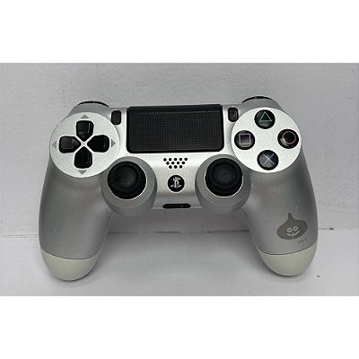 Controle Playstation 4 Edicao Dragon Quest Branco, DualShock 4, Original Sony (Usado)