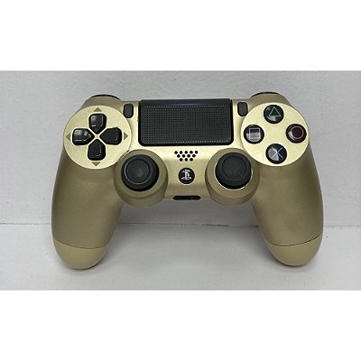 Controle Playstation 4 Dourado, DualShock 4, Original Sony (Usado)