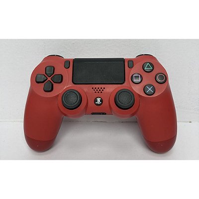 Controle Playstation 4 Vermelho Jet, DualShock 4, Original Sony (Usado)