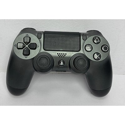 Controle Playstation 4 Steel Black, DualShock 4, Original Sony (Usado)