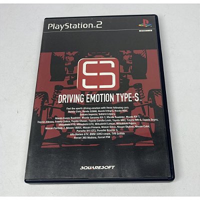 Driving Emotion Type-s, PS2 Japonês Original (Mídia Física) - Usado