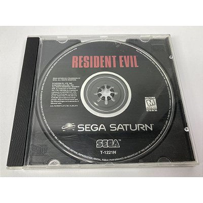 Resident Evil, Saturno, Americano, Original (Mídia Física) - Usado