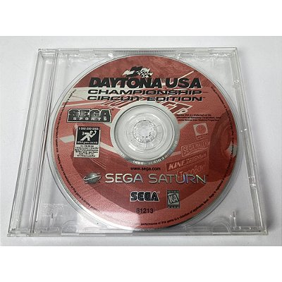 Daytona Usa Championship Circuit Edition, Saturno, Americano, Original (Mídia Física) - Usado