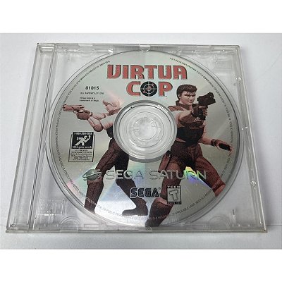 Virtua Cop, Saturno, Americano, Original (Mídia Física) - Usado