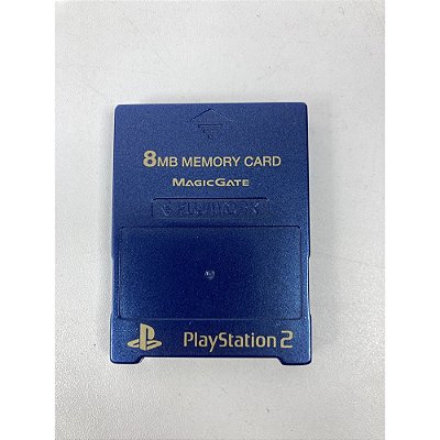 Memory Card Playstation 2, Azul, Sony, Original (Usado)