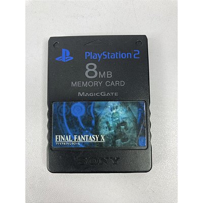 Memory Card Playstation 2, Edição Final Fantasy X, Sony, Original (Usado)